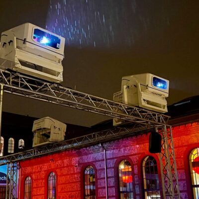 Installazione in esterno impianti video mapping